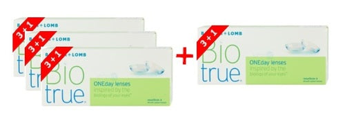 3 + 1 Bio True One Day Baush and lomb