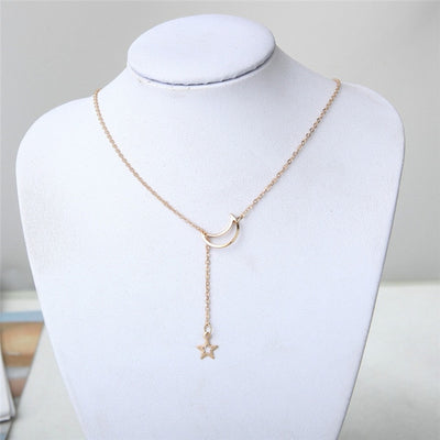 Choker Gold Moon Necklaces