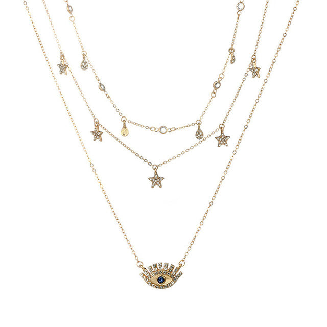 Choker Gold Moon Necklaces