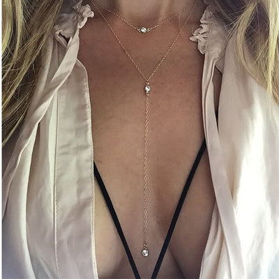 Copper Choker Multi Layer Necklace