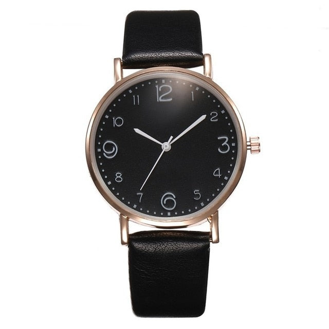 Women's Luxury Leather Band Watch